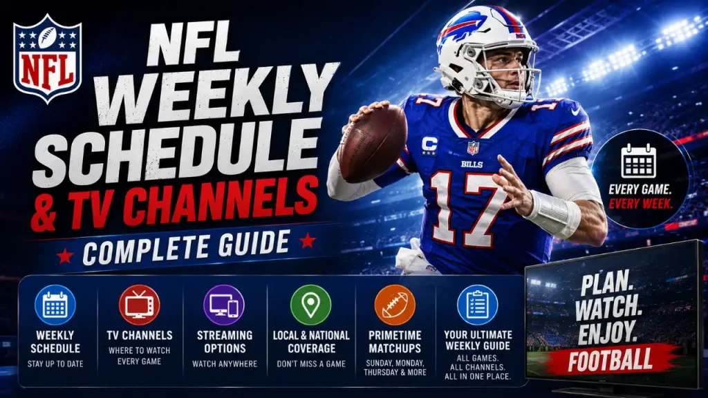 NFL Weekly Schedule