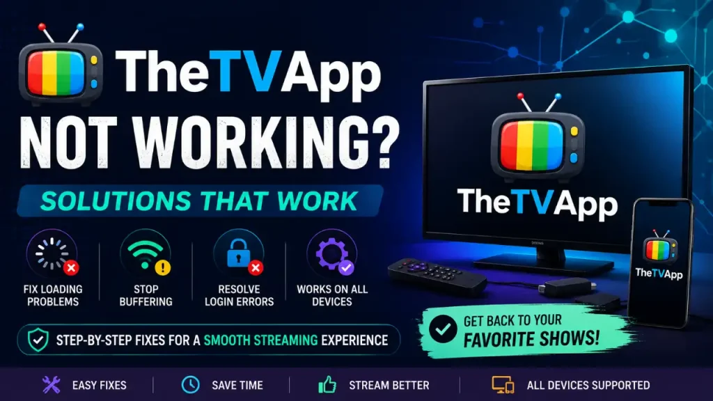 How to Fix TheTVApp Not Loading, Buffering